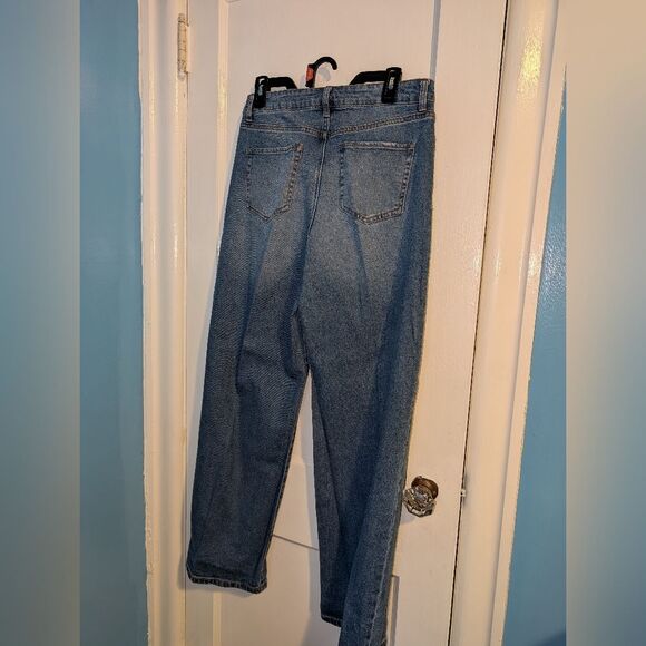 Wild Fable Mom Jeans Straight Leg Pre-Owned - Picture 4 of 12